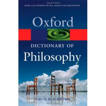 Oxford Dictionary Of Philosophy - BLACKBURN, SIMON - Compra Livros Na ...