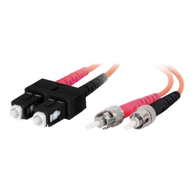 C2G SC-ST 62.5/125 OM1 Duplex Multimode PVC Fiber Optic Cable (LSZH) - verbindingskabel - 15 m - oranje