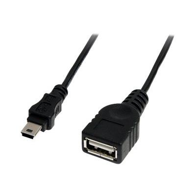 StarTech.com 1 ft Mini USB 2.0 Cable - USB A to Mini B F/M - USB-kabel - 30 cm