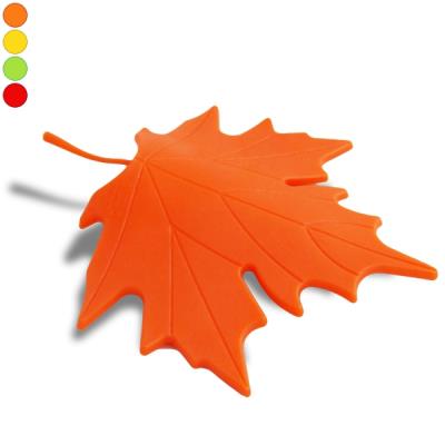 Bloc-porte feuille d'automne stop porte orange