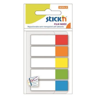 Stick n film index 12 mm couleurs assorties 21465