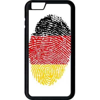 Coque apple iphone 6+ plus empreinte digitale drapeau allemagne germany