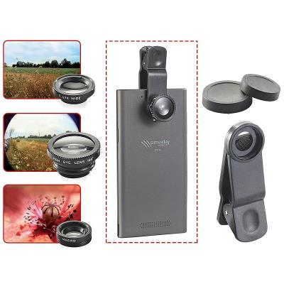 Lentilles grand angle, fish-eye et macro pour smartphone