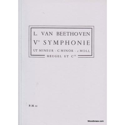 Partitions classique HEUGEL BEETHOVEN - SYMPHONIE N°5 UT MINEUR - POCHE Format poche