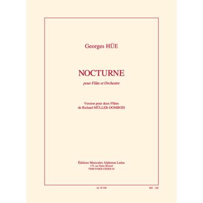 nocturne pour flûte et orchestre