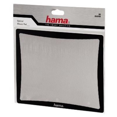 Hama Tapis de souris aspect cuir, Blanc / Tapis de souris pour