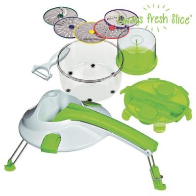 Hachoir Always Fresh Slice - Appareil de découpe multifonctions manuel - Rabot