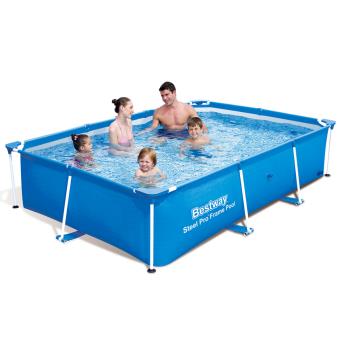 Piscine Gonflable Rectangulaire Bestway Steel Pro Avec Cadre En