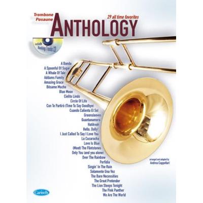 Partitions variété, pop, rock... CARISCH CAPPELLARI ANDREA - ANTHOLOGIE TROMBONE VOL.1 + CD  Vents