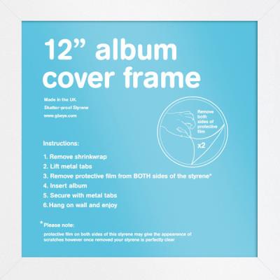Cadre pour affiches Blanc - Album 31.5x31.5cm - Eton