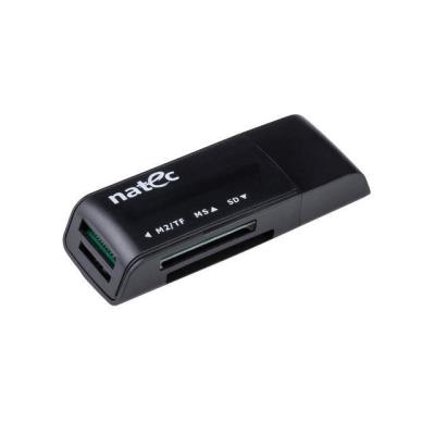 Card reader natec mini ant 3 sdhc, mmc, m2, micro sd, usb 2.0 noir ncz-0560