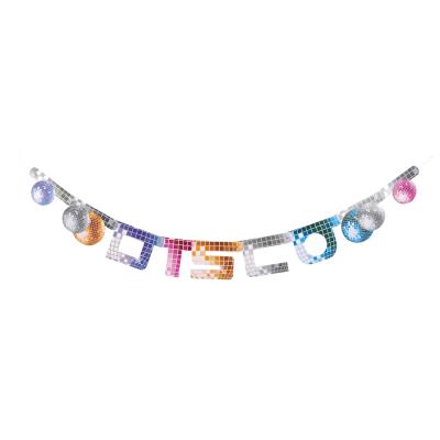 Guirlande Lettres Articulées Disco