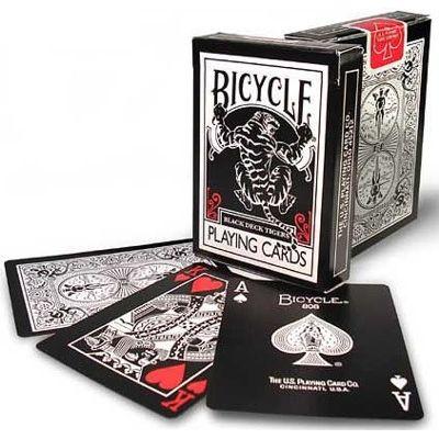 Cartes Bicycle black tiger rouge et blanc (Bicycle)