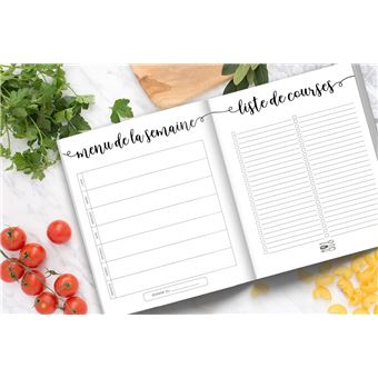 Mon planificateur de menus : Organise, suis et planifie tes menus de la  semaine - 108 pages Format 19x23cm NLFBP Editions - broché - NLFBP Editions  - Achat Livre