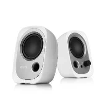 Edifier R12U - Haut-parleurs - pour PC - 4 Watt (Totale) - blanc