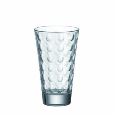 LEONARDO 86709 OPTIC SET DE 6 VERRE LONG DRINK TRANSPARENT