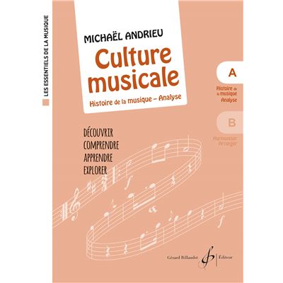 Culture Musicale volume A : Histoire de la musique - Analyse