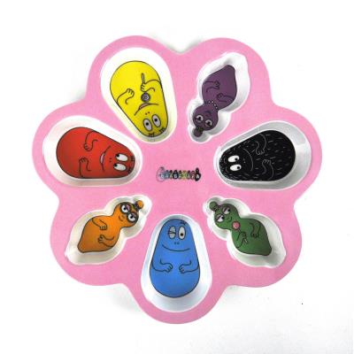 Plateau à 7 compartiments barbapapa