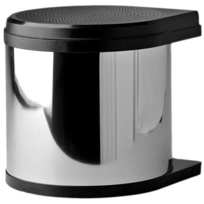 Hailo 351203 poubelle de tri 12 l (inox/noir) (import allemagne)