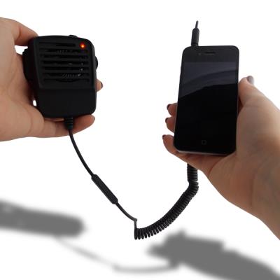 Kit piéton radio cb pour smartphone noir