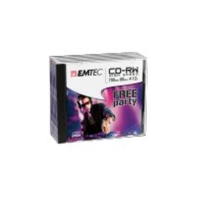 EMTEC - CD-RW x 5 - 700 Mo - support de stockage