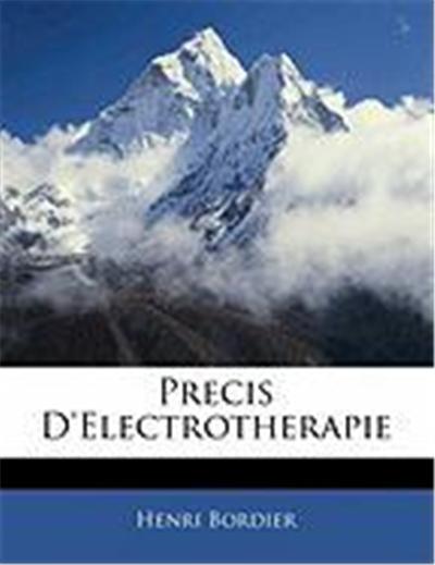 Precis D'Electrotherapie