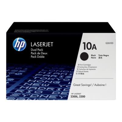 HP 10A - 2 - zwart - origineel - LaserJet - tonercartridge (Q2610D)