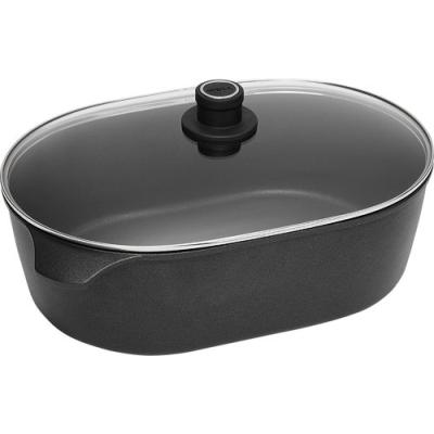 woll nowo 1056n cocotte à rôti en titane moulé avec poignées latérales fixes 40 x 27 cm hauteur 13 cm 10,5 l