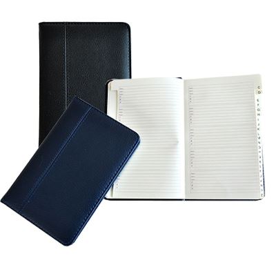 Carnet d'adresses cousu 11x17cm