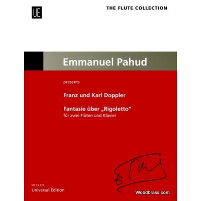 Partitions classique UNIVERSAL EDITION VERDI G./DOPPLER F./K. - FANTASY ON RIGOLETTO - 2 FLUTES Flûte traversière
