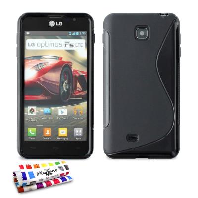 Coque Souple ORIGINALE Ultra Fine Noir , Le S,  Premium de MUZZANO pour LG OPTIMUS F5