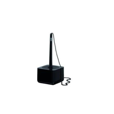 Han - i-line - 17651-13 - support pour stylo avec chaîne - polystyrène - noir - 65 x 153 x 65 mm