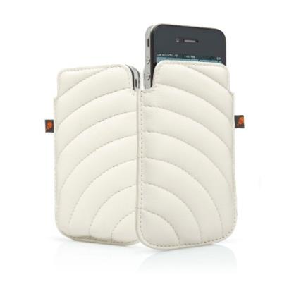 Cygnett manhattan cuir coque pour iphone 4 - cream