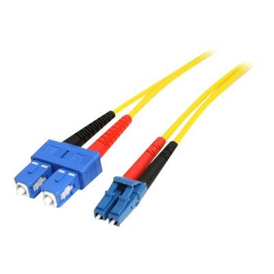 StarTech.com 7m Fiber Optic Cable - Single-Mode Duplex 9/125 LSZH - LC/SC - cordon de raccordement - 7 m - jaune