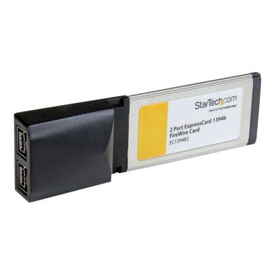StarTech.com 2-Poort ExpressCard 1394b FireWire Laptop Adapterkaart - FireWire-adapter