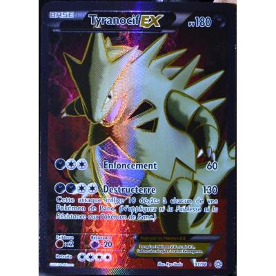Acheter carte Pokémon 91/98 Tyranocif Ex 180 PV - ULTRA RARE - FULL ART XY07 NEUF FR État correct - 643,17 € carte Pokémon 91/98 Tyranocif Ex 180 PV - ULTRA RARE - FULL ART XY07 NEUF FR État correct - Pokémon reconditionné disponible sur Fnac