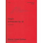 Partitions classique WIENER URTEXT EDITION CHOPIN F. - 24 PRÉLUDES OP.28 - PIANO Piano
