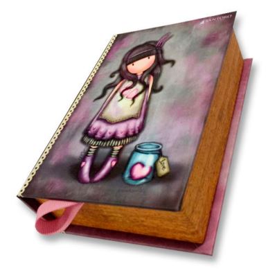 SANTORO LONDON - Gor-juss - Gorjuss 028JW-05-G. Bijoutier sous forme de livre. Jar of hearts