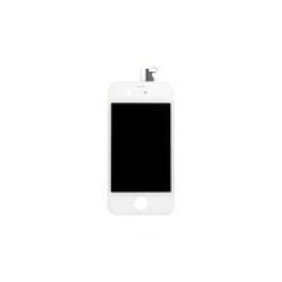 Microspareparts mobile lcd display all in one white lcd, touch screen and glass, mspp0864