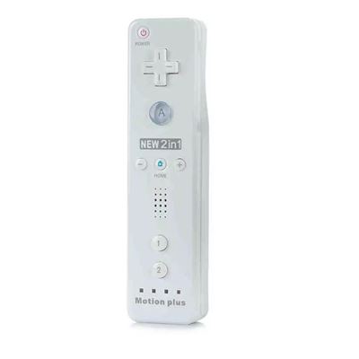 Télécommande Wiimote plus (Motion plus inclus) pour Nintendo Wii et Wii U - Blanc - Straße Game ®