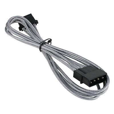 Bitfenix - Alchemy Silver - Extension d'alimentation gainée - Molex vers Molex - 45 cm (coloris argent)