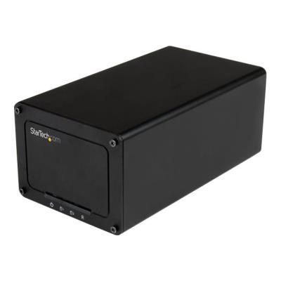 StarTech.com USB 3.1 (10Gbps) externe behuizing voor dubbele 2.5 SATA schijven - 2 schijf behuizing voor SSD/HDD - RAID / UASP - storage enclosure - SATA 6Gb/s - USB 3.1 (Gen 2)