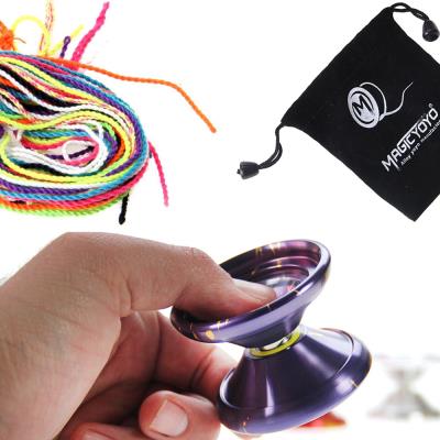 Yoyo k8 leopard violet/or + 10 ficelles + housse