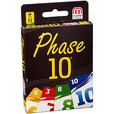 Mattel jeux dnx30 - jeux de cartes, phase 10 base