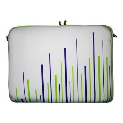 DIGITTRADE LS130 White Stripes - beschermhoes notebook