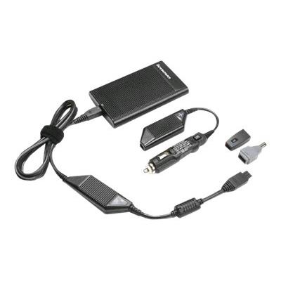 Lenovo 90W Ultraslim AC/DC Combo Adapter - netspanningsadapter - AC / auto / vliegtuig - 90 Watt
