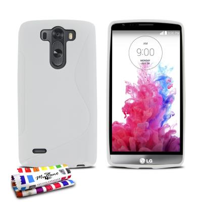 Coque Souple Ultra-Slim Le S Premium Blanc pour LG G3 S (LG G3 MINI)
