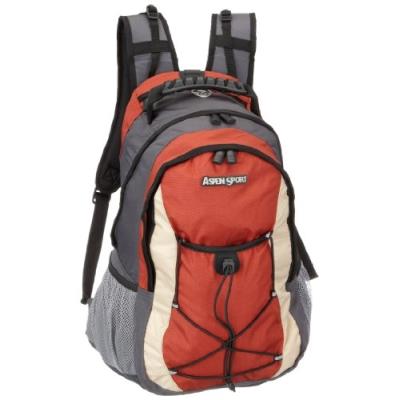 Aspensport sac à dos outdoor et trekking 35l gris rouge