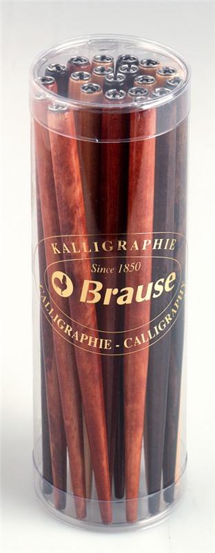 Brause - 1 porte-plume en bois couleurs assorties