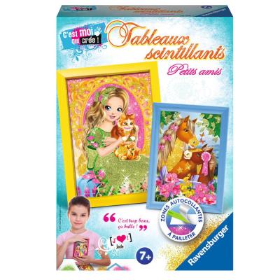Tableaux scintillants : Petits amis Ravensburger